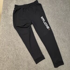 Rudis Pants Mens Medium Joggers Wrestling Sweatpants Black Track Gym